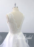 Ivory wedding dress, short dress, custom-made wedding dress