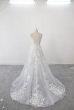 Ivory wedding dress, lace wedding dress, custom-made wedding dress
