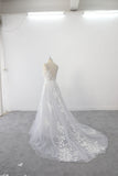 Ivory wedding dress, lace wedding dress, custom-made wedding dress