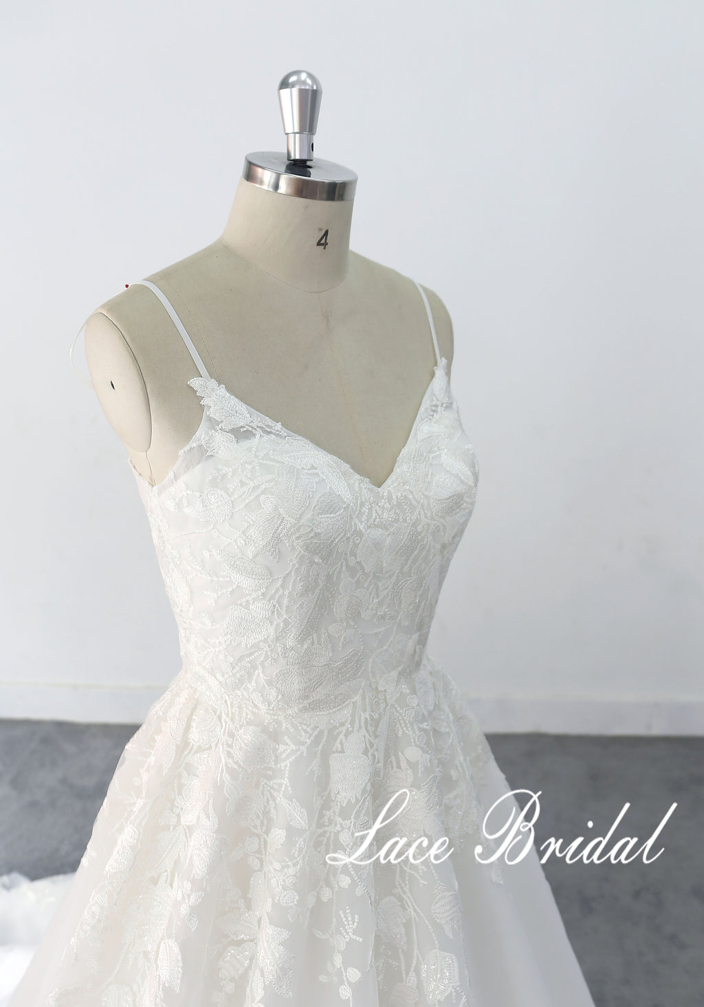 Vestido de novia marfil, vestido de novia de encaje, vestido de novia hecho a medida